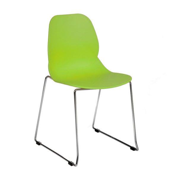 Cafe Chair Style 4 Chrome Sled Frame - Image 4