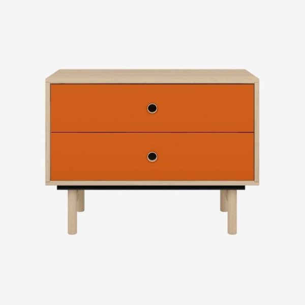 Brooklyn Home Office 2 Drawer Sideboard Oak