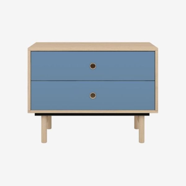 Brooklyn Home Office 2 Drawer Sideboard Oak - Image 7