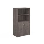 grey oak combination office storage unit