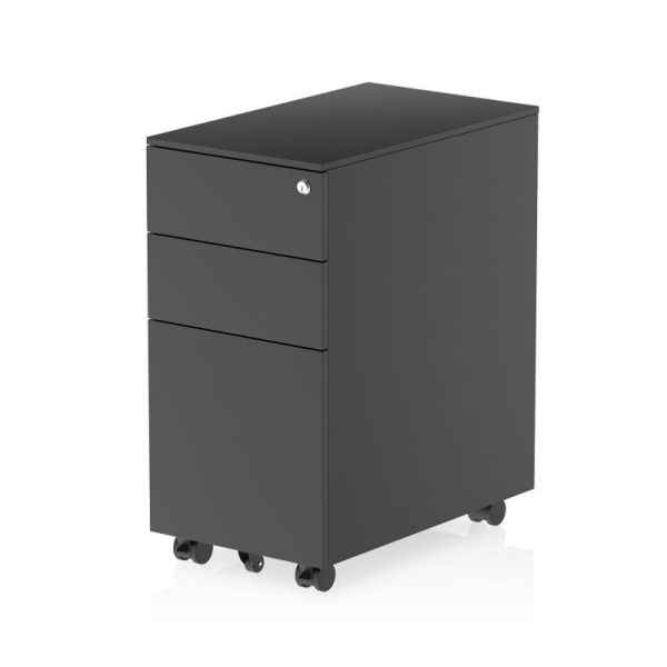 Office Desk Steel Pedestal Slimline Impression - Image 4