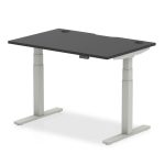 black sit stand desks