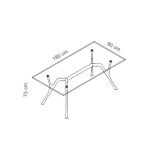 executive glass desk