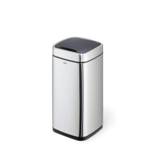 no touch office bins stainless steel