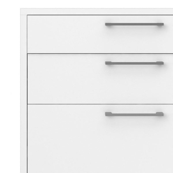 Alexis Office Storage Unit With 2 Drawers and 2 File Drawers White - Image 5